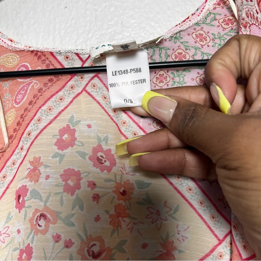 Earthbound Women Mixed Print Patchwork Floral Dus… - image 5